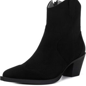 Black Suede Ankle Boots